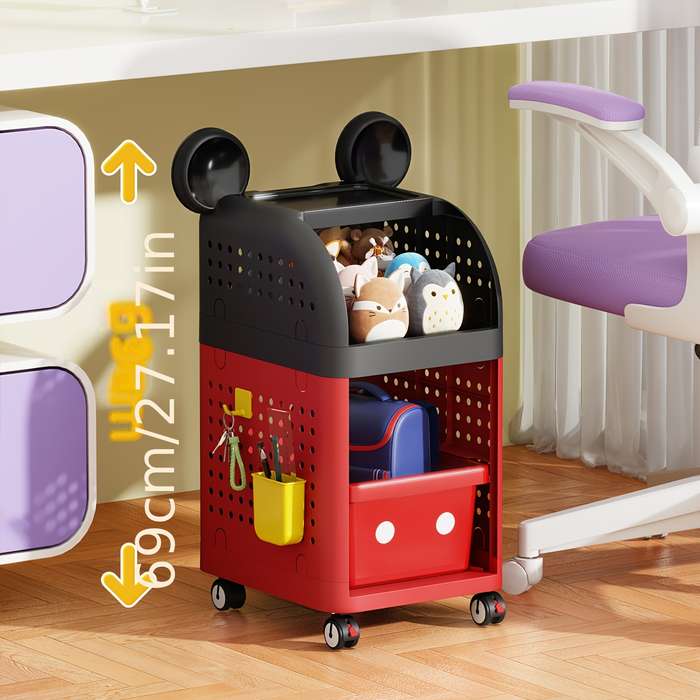 Storage And Organizationcolor 1Pc Double Layer Black