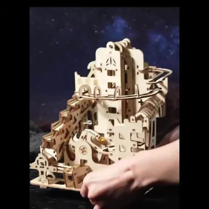 Building Toy Architectural Model Toy Set Model 3D Puzzle Skywalk Add  Spiralwalk