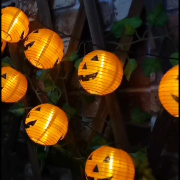 Halloween Decorations Color Warm Light Size 3.5 Meters 10 Lights