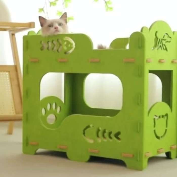 Pet Supplies Style Double  Layer Cat Bed Size 53  50  29