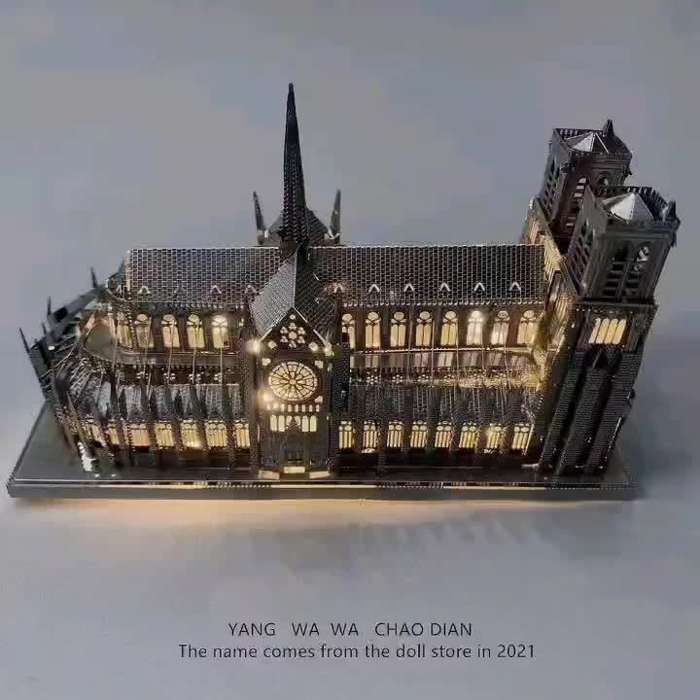 Building Toy Architectural Model Toy Set Color 3D Puzzle  Add   Tools