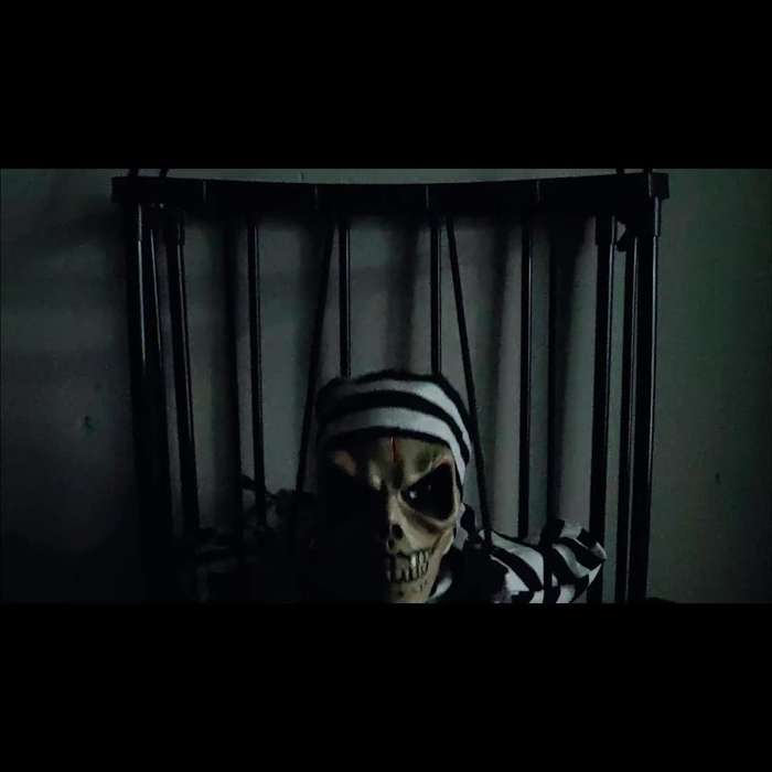 Halloween Decorations Color Screaming Skeleton Ghost