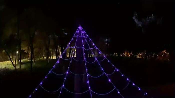 Halloween Decorations Color Purple Light