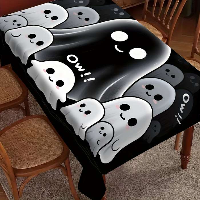 Halloween tablecloth decoration size 55.1 x 70.8in or 140 x 180cm