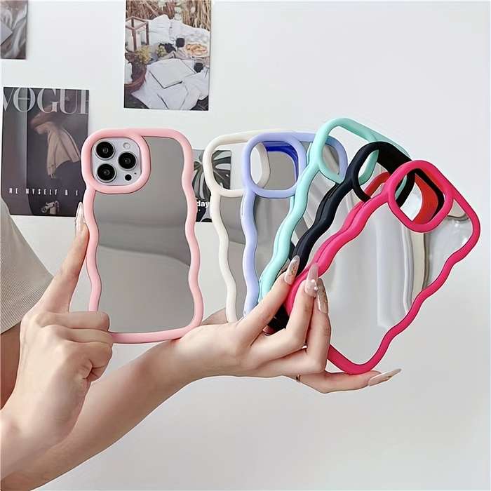 1Pc Light Green For iPhone 11 Pro Max Makeup Mirror Phone Case
