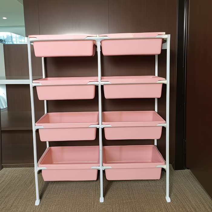 Storage And Organizationcolor Blue Size 2 Rows  3 Layers  6 Large Boxes