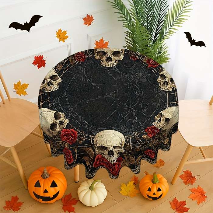 Halloween tablecloth decoration size 60x60inch or 152x152cm