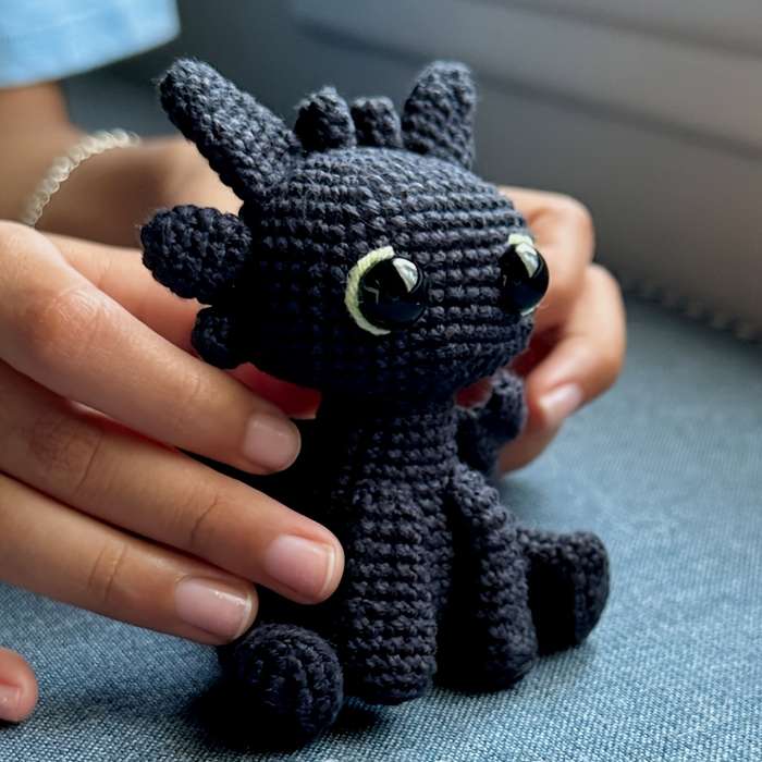 Toy Dolls Style Black Dragon