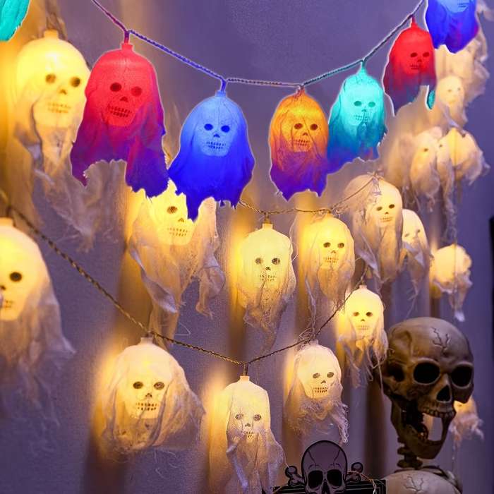 Halloween Decorations Color Warm Light