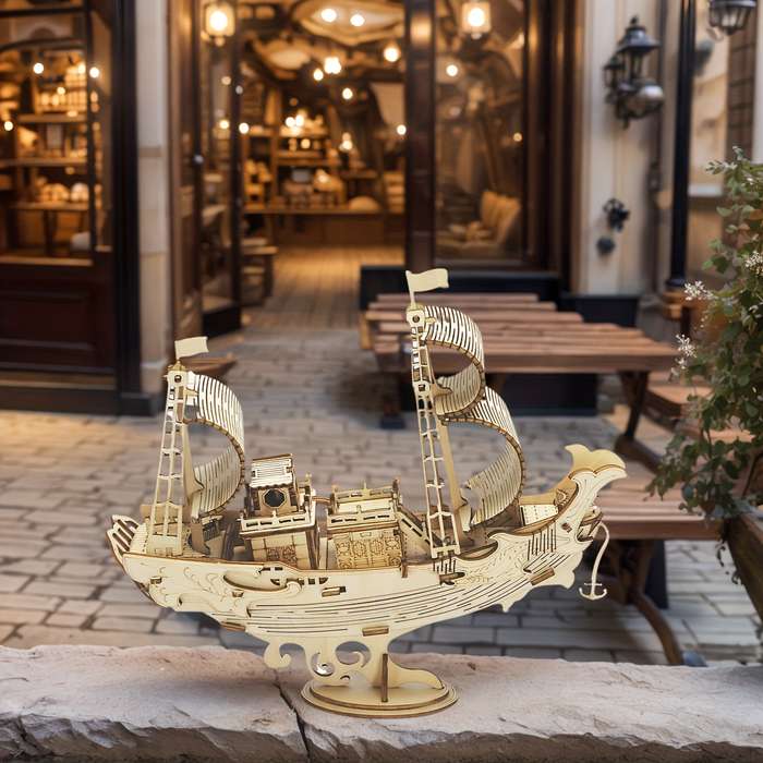 3D Jigsaw Puzzle Model Ship