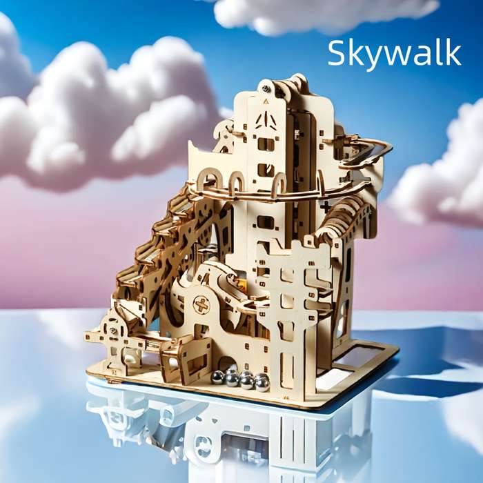 Building Toy Architectural Model Toy Set Model 3D Puzzle Skywalk Add  Spiralwalk