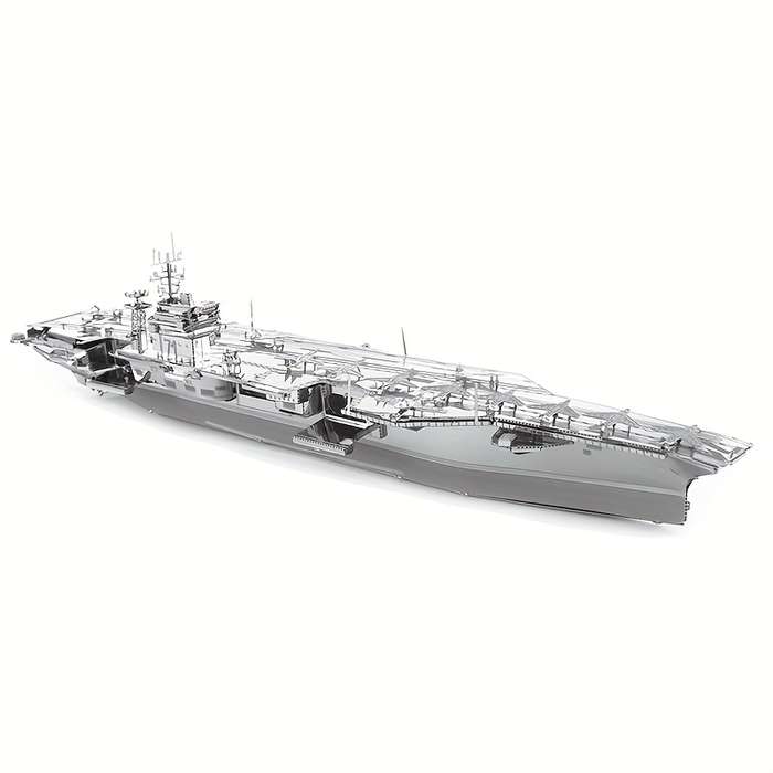 3D Jigsaw Puzzle Model Ship Items Silver Aircraft Carrier