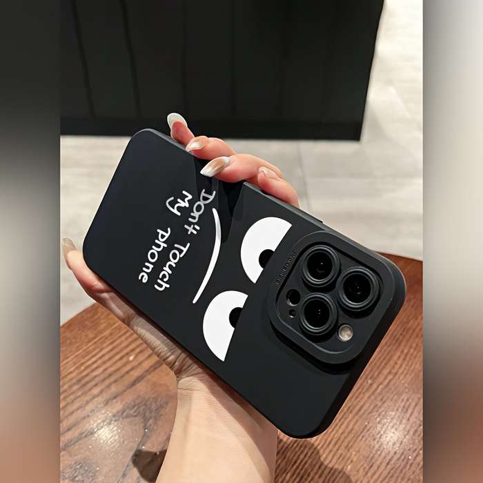 1Pc Black For iPhone 7 8 Se2 Se3 Phone Case Phone Cover