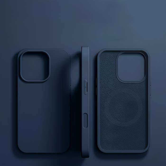 1Pc Deep Blue For iPhone 16 Pro Phone Case Phone Cover