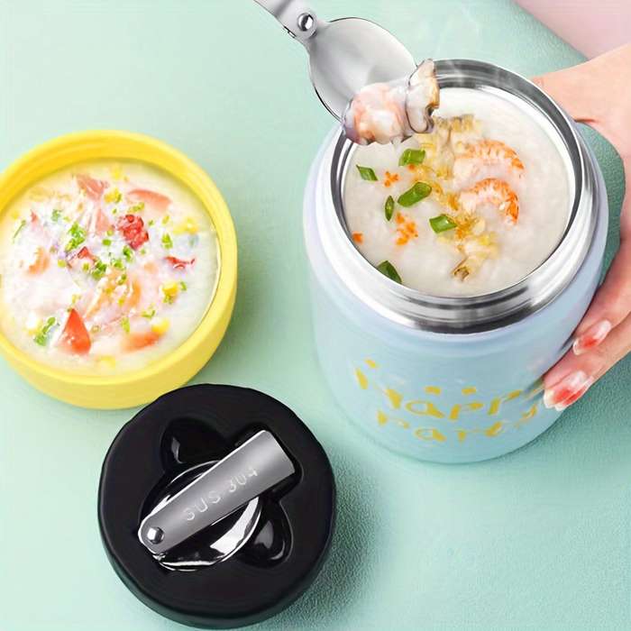 1pc 3-in-1 Portable Travel Spoon Compact Camping Spoon with Fork and Bottle Opener Ideal for
