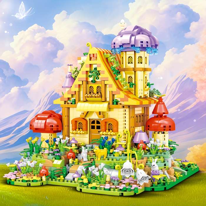 Building Toy Architectural Model Toy Set Model 2830 Piece Fairy Tale Castle