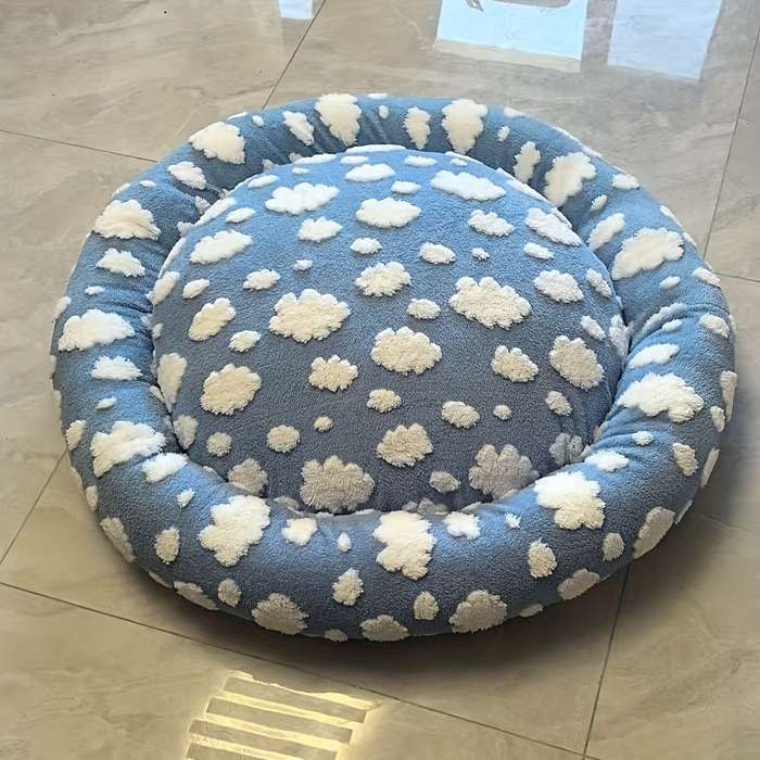 Pet Supplies Color Blue Sky White Cloud Color Model Xl Diameter 90 Model