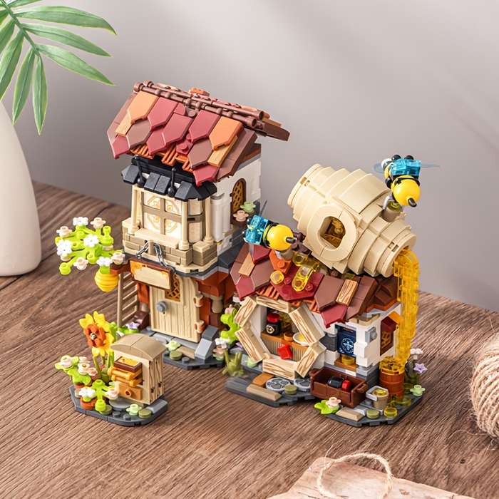 Building Toy Architectural Model Toy Set Style Honey Shop