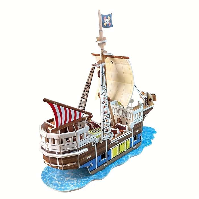 3D Jigsaw Puzzle Model Ship