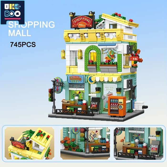 Building Toy Architectural Model Toy Set Style Hotel