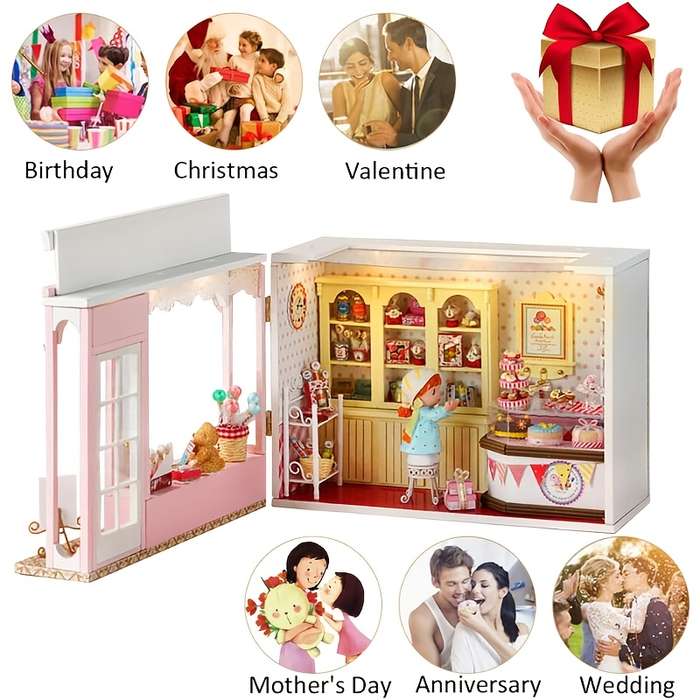 Building Toy Architectural Model Toy Set Color Style1