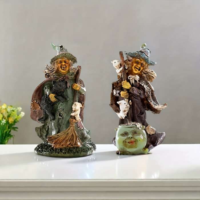 Halloween Decorations Style The Green Jar Witch