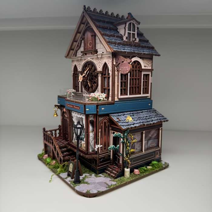 Building Toy Architectural Model Toy Set Model Little Cuckoo House  Sq 61