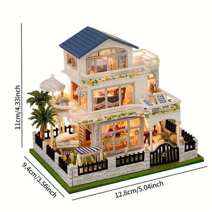 Building Toy Architectural Model Toy Set Color Style1