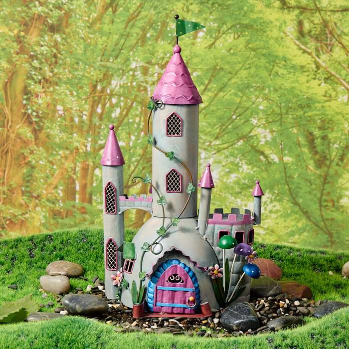 Building Toy Architectural Model Toy Set Style Big Castle Green