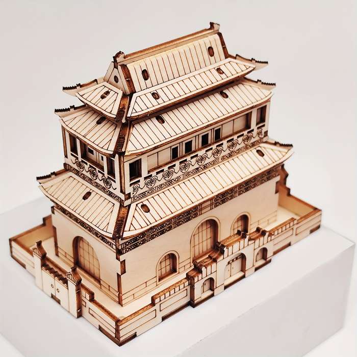 Building Toy Architectural Model Toy Set Items Hall Of Supreme Harmony  Add   Drum Tower