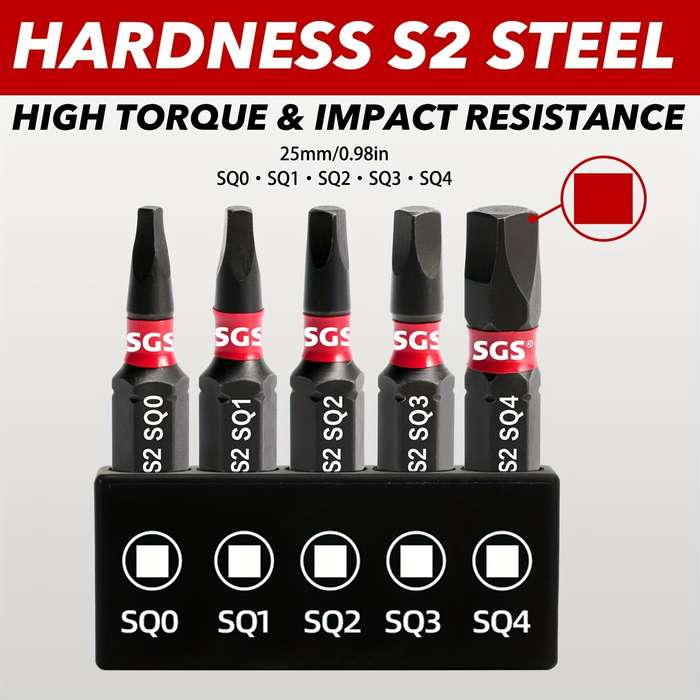Screwdriver Bit Tool Set Color Black
