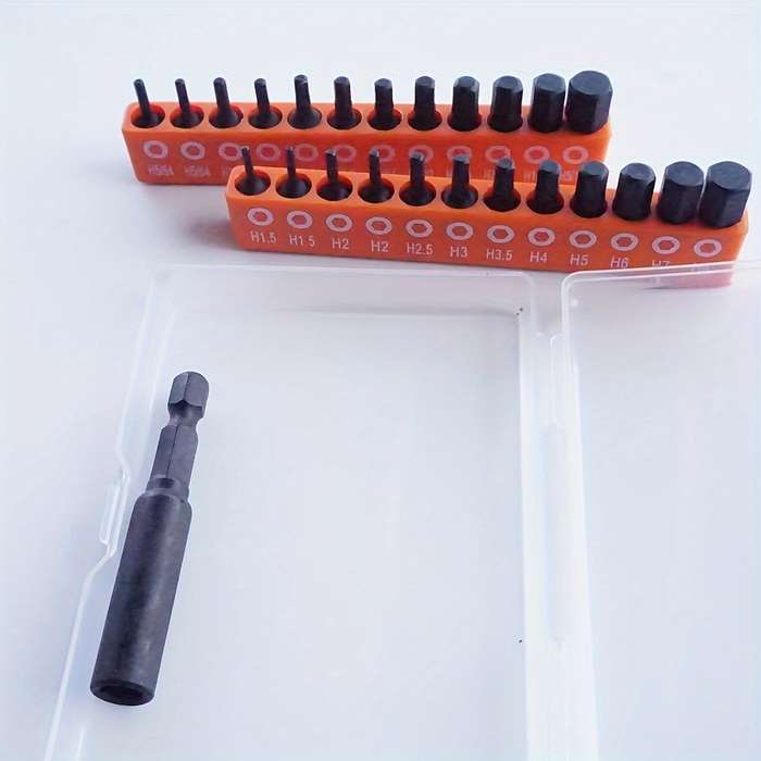 Screwdriver Bit Tool Set Model Hexagon Socket 25 Piece Set