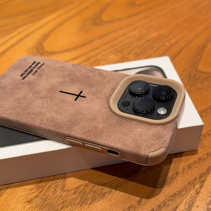 1Pc Brown For iPhone 14 Pro Phone Case Phone Cover