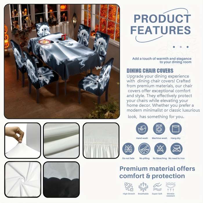 Halloween tablecloth decoration Quantity 4pcs