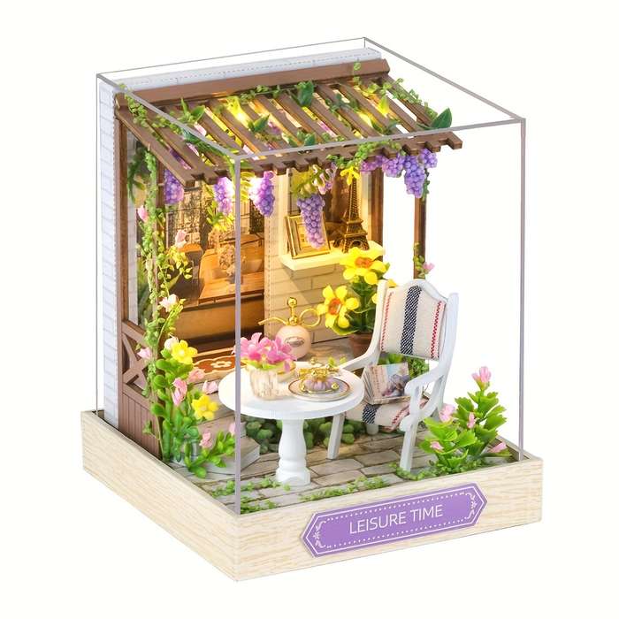 Building Toy Architectural Model Toy Set Style Coffee Time