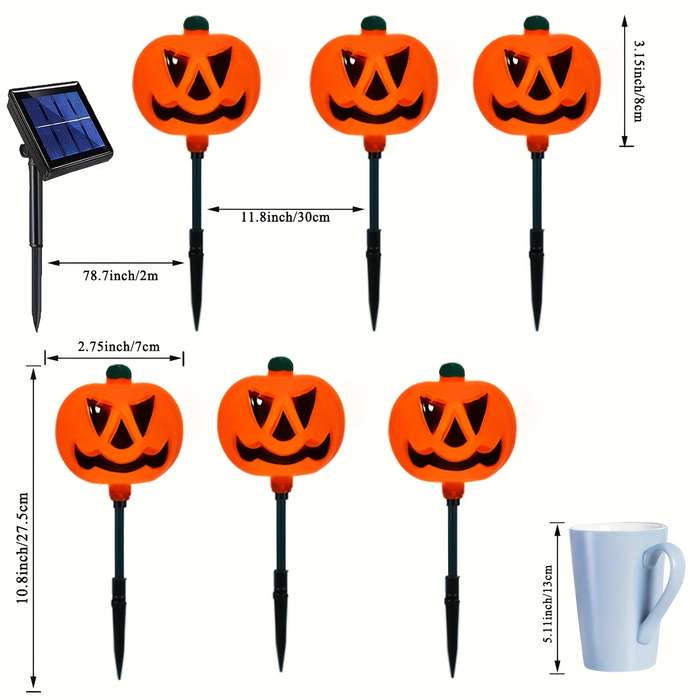 Halloween Decorations Model 1 To 6 Pumpkin Lanterns