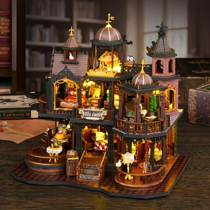 Building Toy Architectural Model Toy Set Style Gothic Edinburgh
