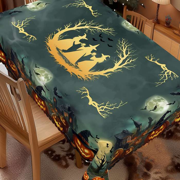 Halloween tablecloth decoration size 60 x 86inch 152x220cm