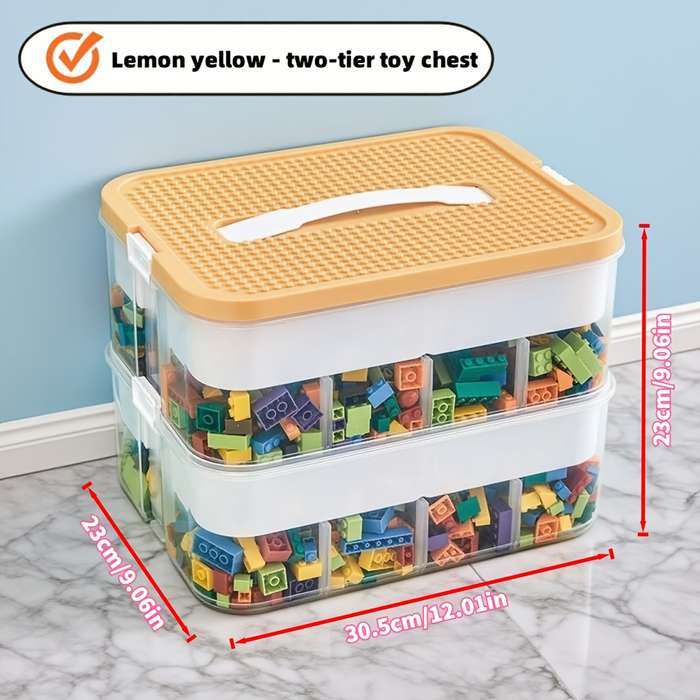 Storage And Organizationcolor Reliable Honey Yellow_Three Layers