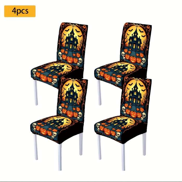 Halloween tablecloth decoration Quantity 6pcs 6pcs Chair Covers