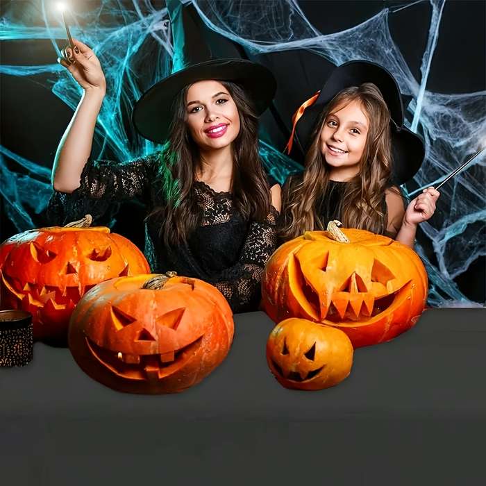 Halloween tablecloth decoration color Black Tablecloth Pack of 10 size 137 x 183