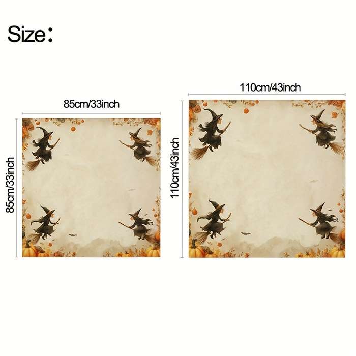 Halloween tablecloth decoration size 43in or 110cm