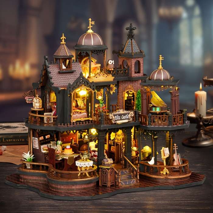 Building Toy Architectural Model Toy Set Style Gothic Edinburgh