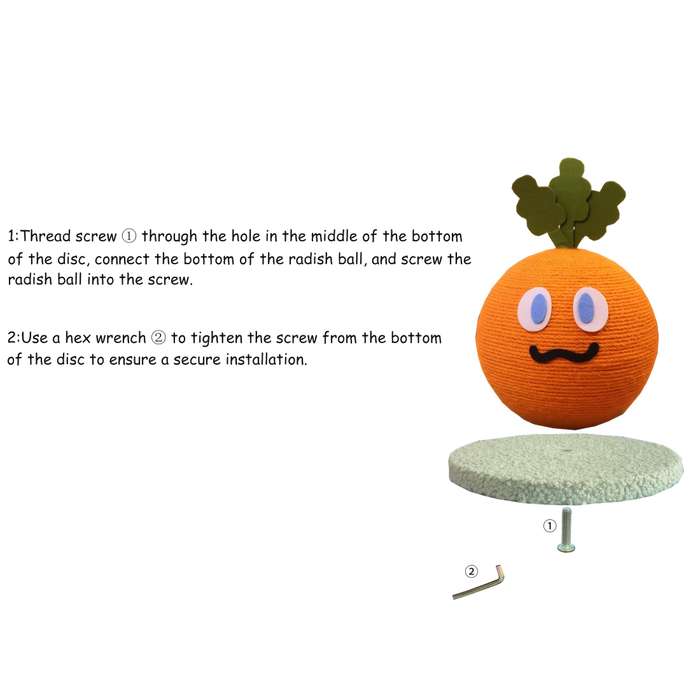 Pet Supplies Items Large Carrot Cat Scratching Ball