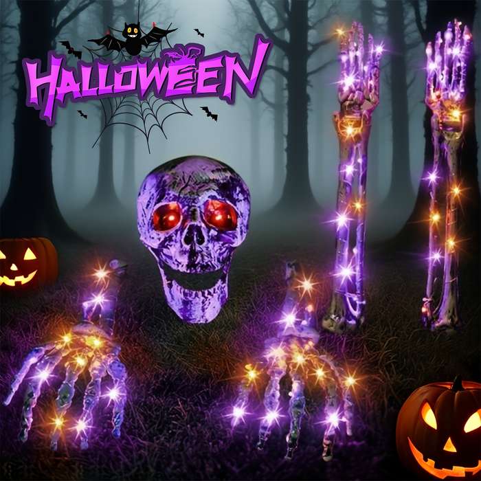 Halloween Decorations Color Purple Light