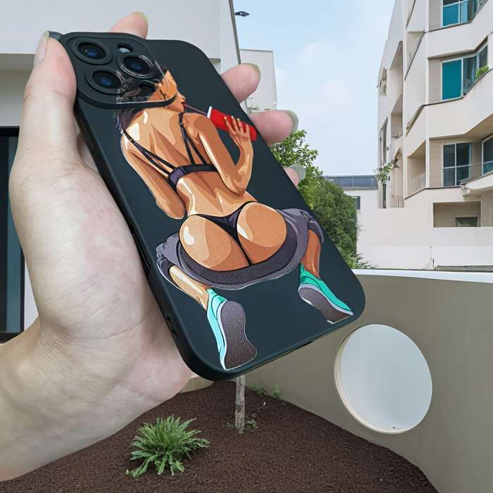 1Pc Black For iPhone Xs Max Phone Case Phone Cover