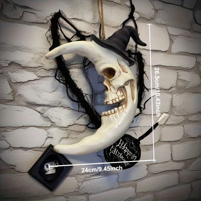 Halloween Decorations Items Skull Moon
