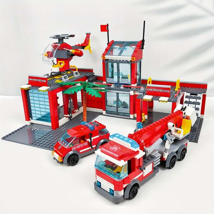 Building Toy Architectural Model Toy Set Items No. 07  758 Pieces