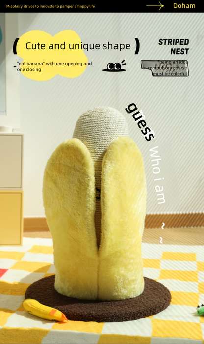 Pet supplies Model Banana    shaped Standing Cat Scratcher