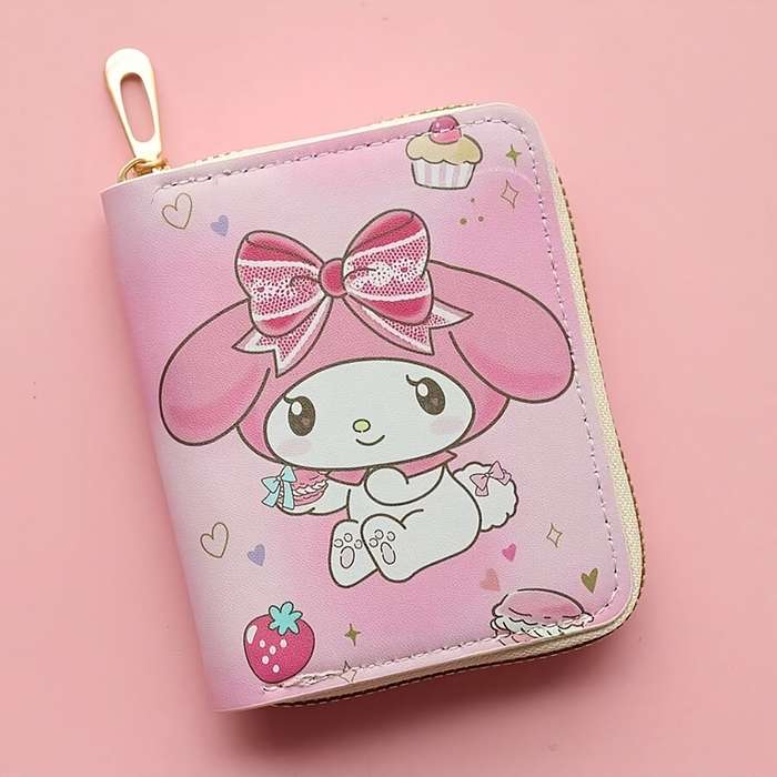 1pc Sanrio Wallet Cute Fashionable Bag for Kuromi My Melody Purse for Women Perfect Gift for Chr